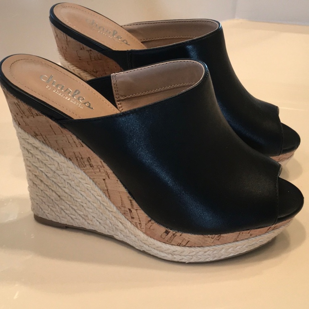 Charles David “Amie” wedge espadrilles 71/2 medium.